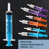 Gufastore 50pcs 5ml Syringes with Caps for Industry Lab Pet