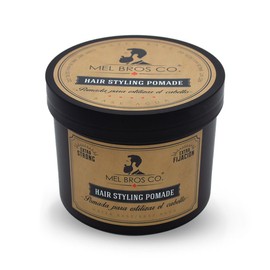 MEL BROS CO. - Hair Styling Pomade - Pomada para estilizar el Cabello. Base Agua. (32 oz / 946.35 ml, Extra Fijación)