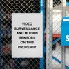 Video Surveillance And Motion Sensors Sign, 8.5 x 11 in"
