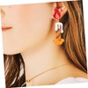 GRIRIW Stylish Earrings Creative Acrylic Dangler for Women Girls Fashion
