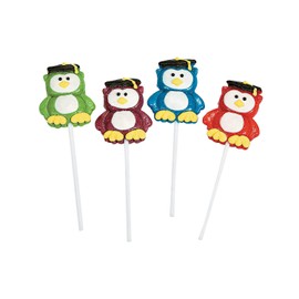 Graduation Owl Suckers - Theme Parties & Animals