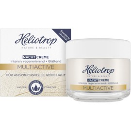 Heliotrop Night Cream for Demanding, Mature Skin, Face Care with Ginkgo Extract, Macadamia Nut Oil and Shea Butter, Multiactive Night Cream, 1 x 50 ml