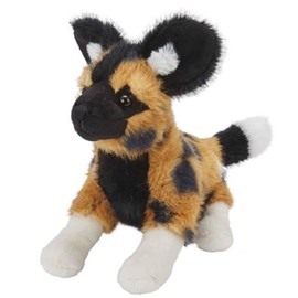 Ravensden African Wild Hunting Dog Plush Soft Toy, 28cm, Brown and Black