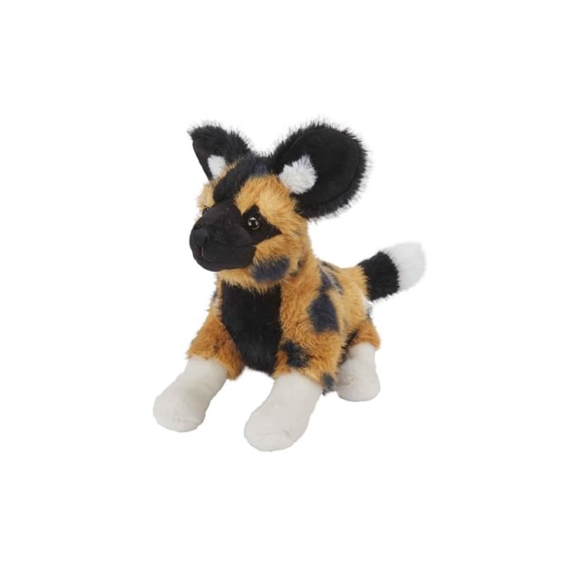 Ravensden African Wild Hunting Dog Plush Soft Toy, 28cm, Brown