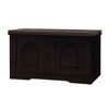 DINZI LVJ Shoe Bench, Entryway Storage Bench with Doors, Cushion,