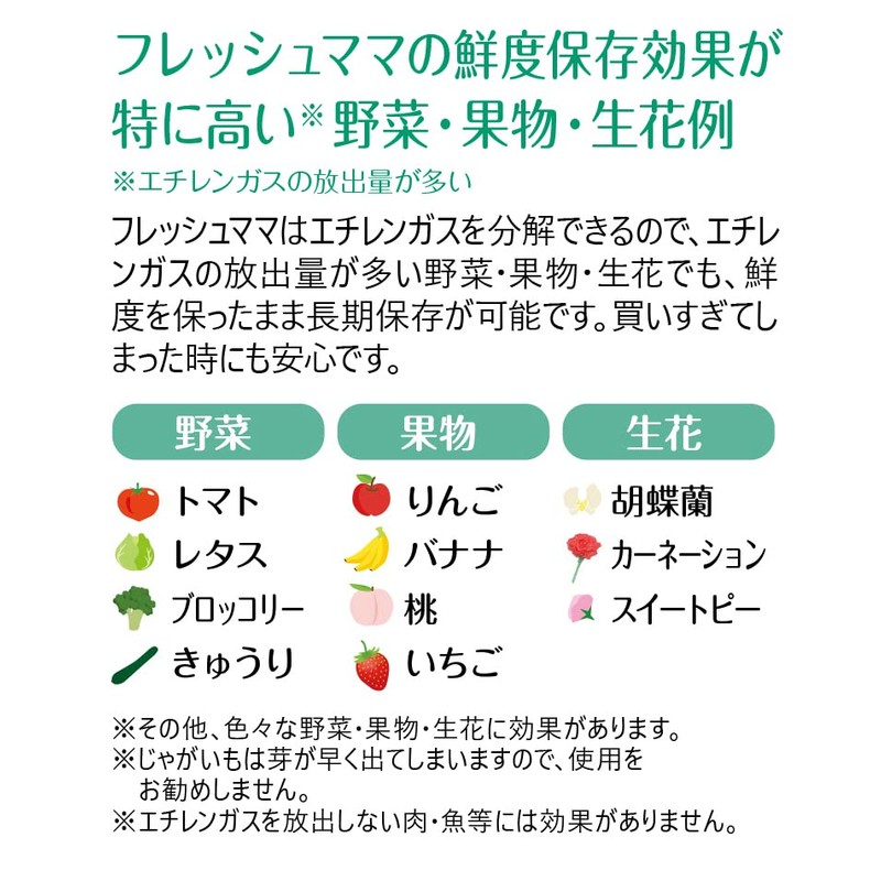 Keep Vegetables and Fruits for a Long Time [Fresh Mom]