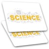 Rectangle Stickers (Set of 2) 10cm - Science Chemistry Biology