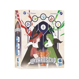 Wizards Cup - Strategic Board Game for 2 Players - Card Game - Tactical Duel - From 12 Years - Reflection - Pocket Size - The Game Box Blackrock Games