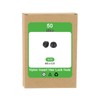 sourcing map 50Pcs M5 x 0.8 Nylon Insert Hex Lock