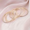 Yienate Boho Gold Bangle Bracelets Set Indian Bollywood Multi Bangles