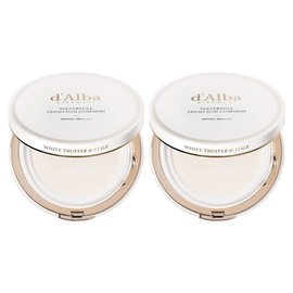 Dalba Waterful Fresh Sun Cushion Original SPF50+ PA++++, 15g, 2 pieces / 달바 워터풀 프레쉬 선쿠션 본품 SPF50+ PA++++, 15g, 2개