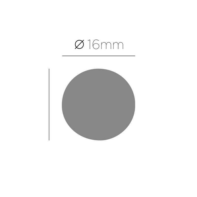 INNSPIRO Figure Punch EVA Foam Bolt Circle 16mm Punch for