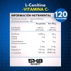 5h8 L-carnitina + Vitamina C 120 Cápsulas Termogénicas Sabor Sin