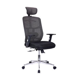 Techni Mobili Mesh Office Chair, Black