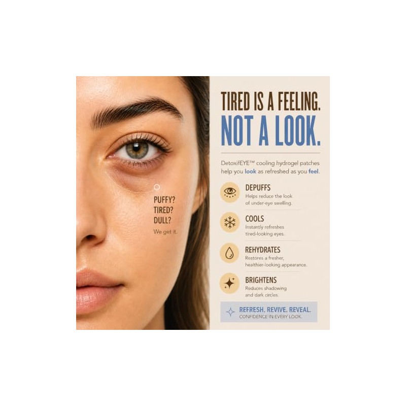 Pixi DetoxifEYE - Parches para ojos (60 unidades)