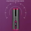 Cordless Curlers Hair Curling Iron Cordless Automatic USB Rechargeable MultiFunction