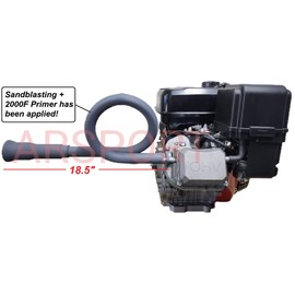 ARSPORT Loop Exhaust for mud motors Boat, Compatible with Predator 301, 420, 459cc. Hond GX240, 270, 390