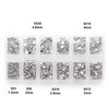 Zealer 4200 pcs flat back rhinestones DIY round crystal gems,