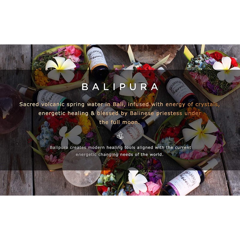 BALIPURA - Space Clearing Healing Aura Crystal Spray - Black