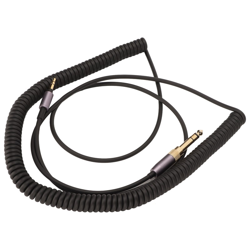 3.5mm Sound Spring Cable Retractable 9.8ft Plug and Play 3.5mm