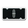 Au-TOMOTIVE GOLD Lincoln Black Acrylic License Plate with Chrome Frame