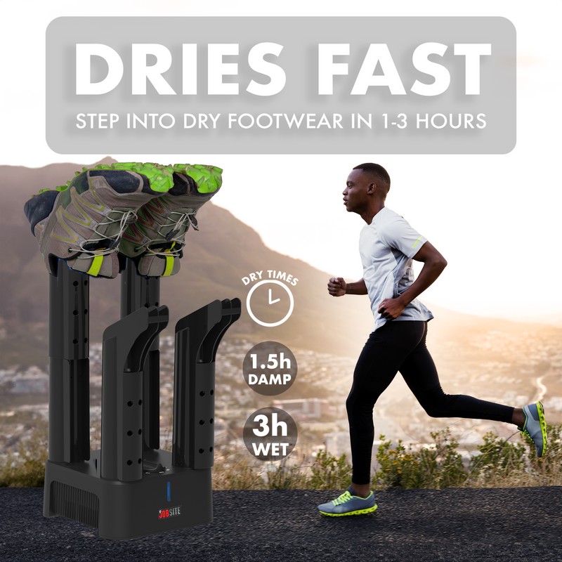 JobSite Mighty Dry Boot Dryer with Heavy Duty Boot Scraper