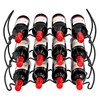 Sorbus 3-Tier Stackable Wine Rack - Classic Style Wine Racks
