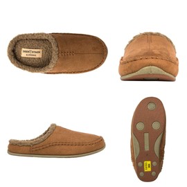 Deer Stags Unisex Nordic Microsuede Slipper / Chestnut / Men's 14 US / Wide