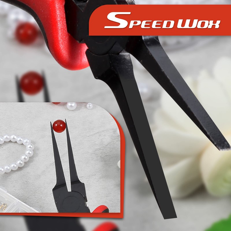 SPEEDWOX 5.5 Inch Thin Flat Needle Nose Pliers Professional Thin