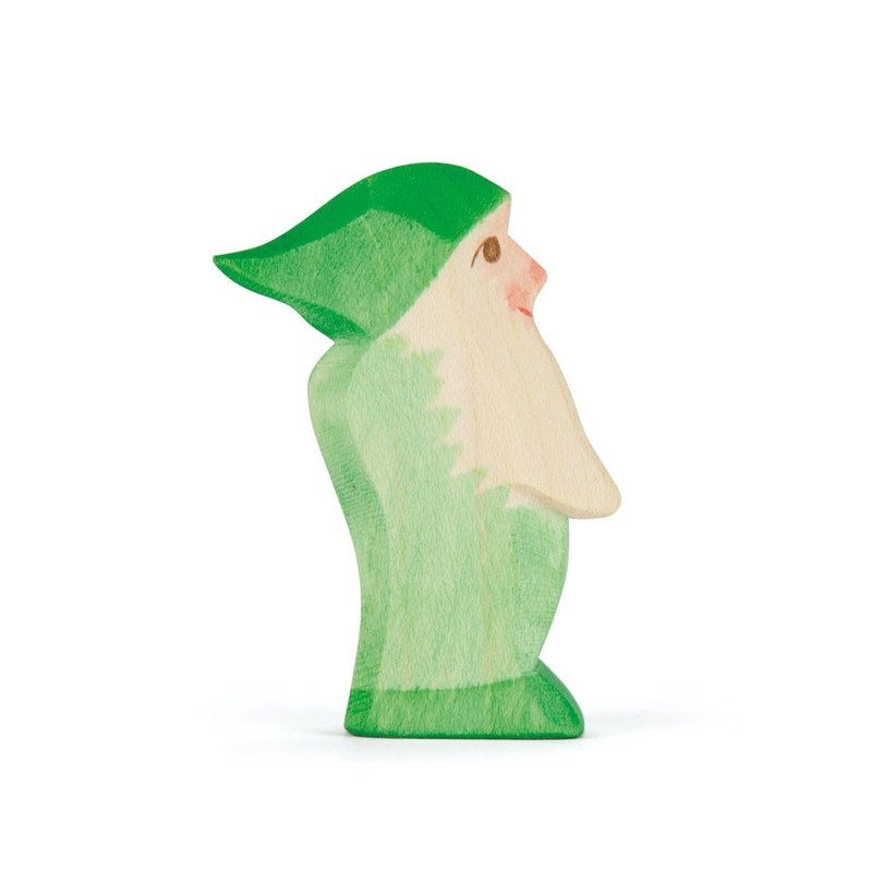 Ostheimer - 25043 - Zwerg grün, Holz, Handarbeit, 6,5cm x