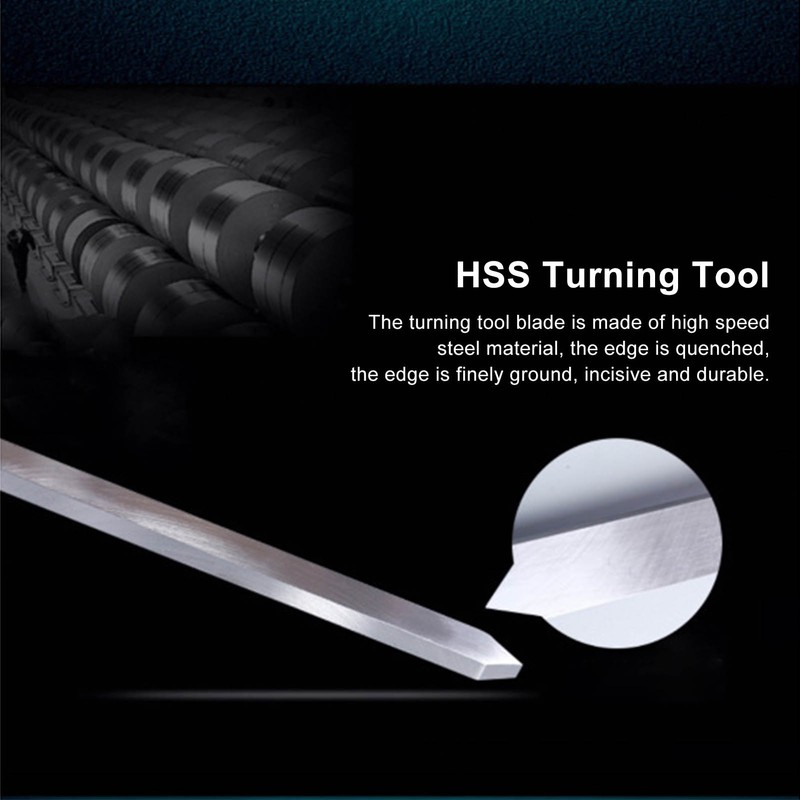 Wooden Handle Turning Tool High Speed Steel Triangular Lathe Turning