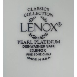Lenox Pearl Platinum Bread and Butter Plate 6 3/8"