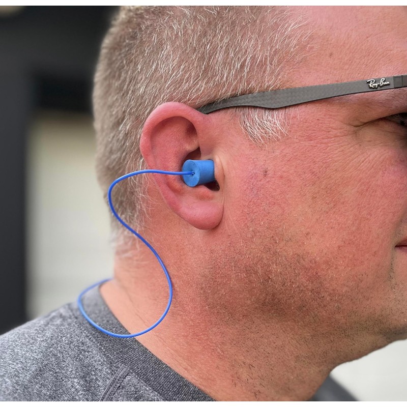 Detroit Football Earplugs (Corded Ear Plugs)