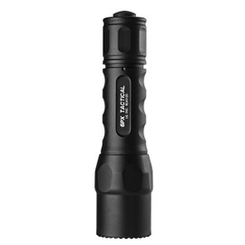 SureFire 6PX Tactical Single-Output LED Flashlight with anodizded aluminum body, Black