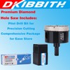 2-3/16" Diamond Hole-Saw Bits with Pilot Drill Bit - 2pc