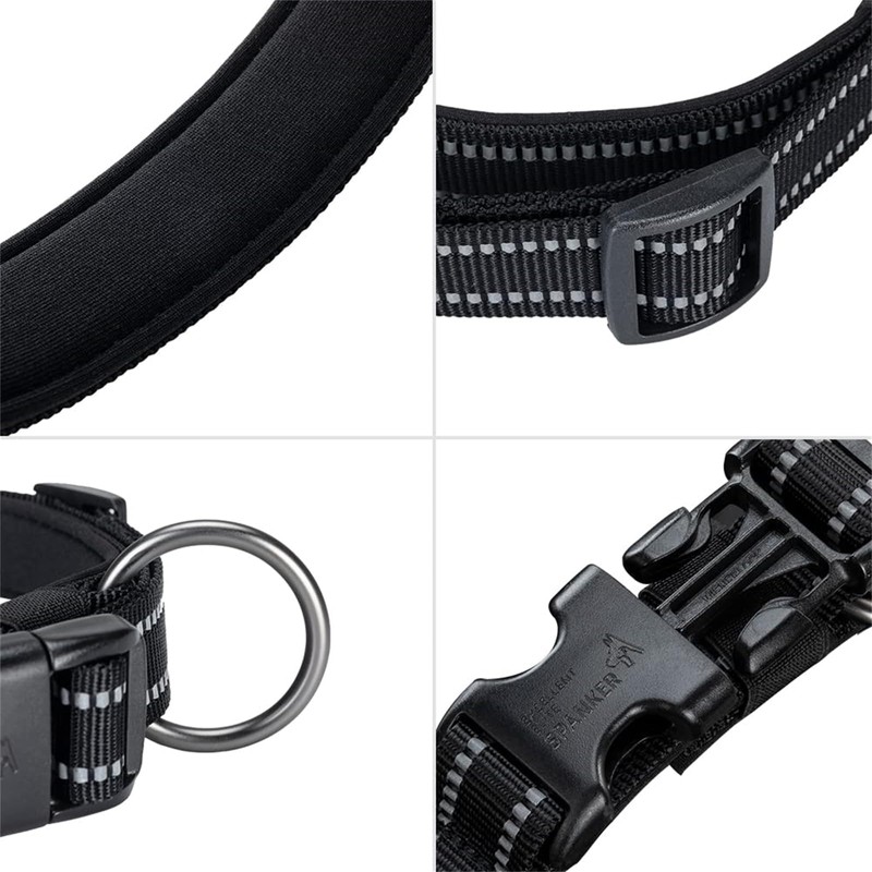 EXCELLENT ELITE SPANKER Reflective Dog Collar with Safety Clasp, Adjustable