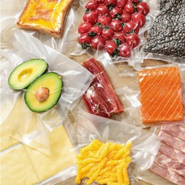 AiQInu Vacuum Film 3 Rolls, Vacuum Bag Food, Vacuum Film Roll 28/25/20 x 300 cm, Professional Vacuum Bag for Vacuum Sealers, Boil-proof and Sous Vide Freezer Bags, BPA-Free