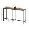 YATINEY YATINEY 55" Long Bar Table, Counter Bar Height Table,