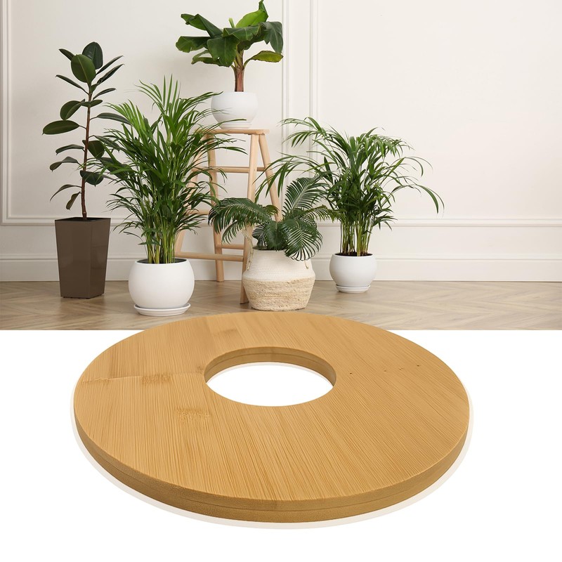 Medonala Bamboo Plant Pot Cover，Indoor Plant Protector from Animals,Flowerpot Decorative