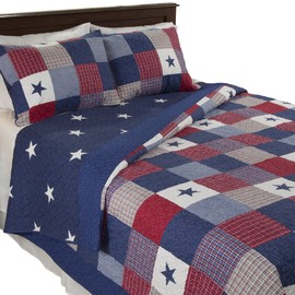 Bedford Home Caroline 2 Piece Quilt Set-Twin, Multicolor
