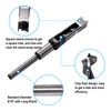 Woodworker 9/16 Inch Square Hole Drill Bits Mortising Chisel, Mortising