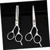 Healvian Stainless Steel Hairdressing Scissors Set 2pcs Flat Teeth Shears