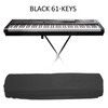 Digital Piano Keyboard Dust Cover Waterproof Dustproof Musical Instrument AccessoriesBlack