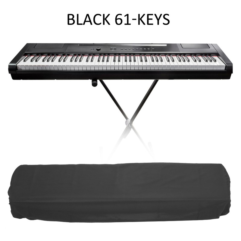 Digital Piano Keyboard Dust Cover Waterproof Dustproof Musical Instrument AccessoriesBlack