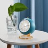 Tetino Analog Alarm Clocks,Retro Backlight Cute Simple Design Small Desk