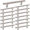homdiy 15 Pack Brushed Nickel Cabinet Pulls 3 Inch Handles