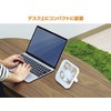 トップランド 11cm コンパクト デスクファン USB電源式 (風量3段階) ブラック SF-DK10 BK