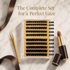 Pre Glued Cluster Lashes, Eyelash Clusters D Curl 10-16mm, 100PCS