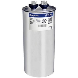 Trane CPT01074 / CPT-1074 - 80 uF MFD x 440 VAC Genteq Replacement Capacitor Round # C480R / 27L322