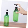 Baluue 2pcs Refillable Shampoo Dispenser Bottles Pump Containers for Essential
